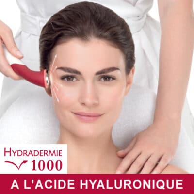 Retrouvez une peau rajeunie avec le soin Hydradermie Jeunesse 1000 à l'acide hyaluronique